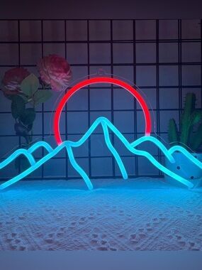Sunset Neon Sign for Wall Decor With Excellent Condition